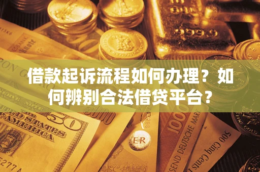 武汉借款起诉流程如何办理？如何辨别合法借贷平台？