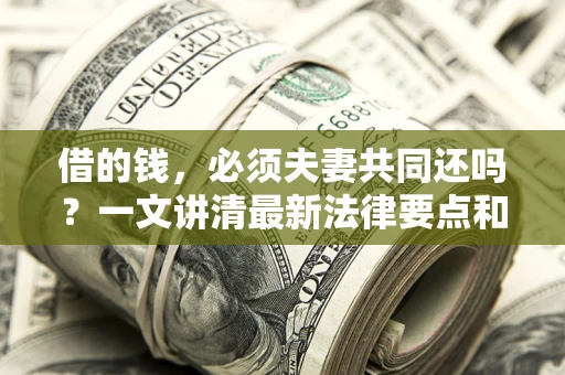 武汉借的钱，必须夫妻共同还吗？一文讲清最新法律要点和避坑指南