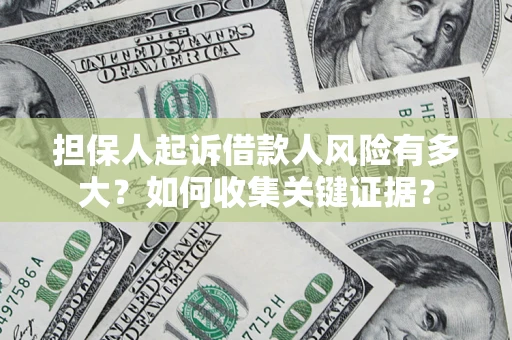 武汉担保人起诉借款人风险有多大？如何收集关键证据？
