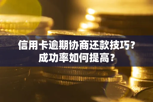 武汉信用卡逾期协商还款技巧？成功率如何提高？