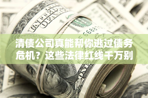武汉清债公司真能帮你逃过债务危机？这些法律红线千万别踩