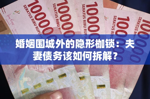 武汉婚姻围城外的隐形枷锁：夫妻债务该如何拆解？
