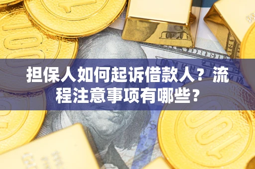 武汉担保人如何起诉借款人？流程注意事项有哪些？